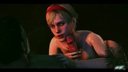 1girls 3d animated blonde_hair blue_eyes breasts capcom closed_eyes cum cum_on_face ejaculation facial fellatio female female_on_top handjob male masturbation nipples no_sound open_mouth oral penis resident_evil resident_evil_6 rubbing_pussy sherry_birkin short_hair source_filmmaker thenightwanderer video