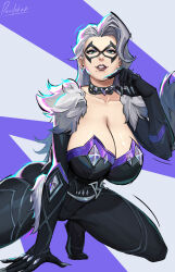 1girls 2026 black_cat_(marvel) black_cat_(marvel_rivals) bodysuit cleavage clothed devilukez felicia_hardy female female_only light-skinned_female light_skin marvel marvel_comics marvel_rivals skin_tight solo spider-man_(series) tight_clothes tight_clothing