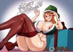 1girls ass big_ass big_boobs big_breasts big_butt big_hips big_thighs big_tits blush blushing boobs breasts butt christmas christmas_clothing christmas_outfit curvaceous curvaceous_body curvaceous_female curvaceous_figure curvaceous_hips curvaceous_thighs curvy curvy_body curvy_female curvy_figure curvy_hips curvy_thighs dress english english_text female female_only gigantic_ass gigantic_boobs gigantic_breasts gigantic_butt gigantic_hips gigantic_thighs gigantic_tits hips huge_ass huge_boobs huge_breasts huge_butt huge_hips huge_thighs huge_tits lingerie long_hair massive_ass massive_boobs massive_breasts massive_butt massive_hips massive_thighs massive_tits moppa nami_(one_piece) one_piece orange_eyes orange_hair pantyhose santa_bikini santa_costume santa_hat text thick_thighs thighhighs thighs tits voluptuous voluptuous_body voluptuous_female voluptuous_milf wide_hips wide_thighs