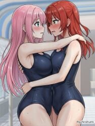 2d 2d_(artwork) 2d_artwork 2girls arm_around_another arm_around_back arm_around_partner arm_around_shoulders arm_around_waist armpit armpit_crease armpit_peek armpits ashamed asian asian_female belly_button bikini black_bikini black_one-piece_swimsuit black_swimsuit black_swimwear blue-eyed_female blue_eyes blush_face blush_lines blushing blushing_at_another blushing_at_partner blushing_female blushing_lines bocchi_the_rock! breast_press breast_press_on_chest breast_squeeze breasts breasts_press breasts_pressed_against_another breasts_pressed_against_partner breasts_pressed_together busty busty_female busty_girl busty_teen busty_teenager collarbone digital digital_art digital_drawing digital_drawing_(artwork) digital_media digital_media_(artwork) drawing duo elbows embarrassed embarrassed_exposed_female embarrassed_expression embarrassed_female eyebrows_visible_through_hair female female_focus female_only fingernails fingers flushed flushed_face flustered flustered_female gotou_hitori green-eyed_female green_eyes groin guitarist hair_between_eyes hairless_armpits high_resolution high_school_student highres homosexual homosexual_female indoor indoors inguinal_crease inguinal_ligament japanese japanese_female japanese_girl kita_ikuyo large_breasts large_breasts_lesbian lean_figure lesbian lesbian_focus lesbian_only lesbians long_hair multiple_females multiple_girls mutual_yuri narrow_waist navel one-piece_swimsuit one_side_up open_mouth parted_lips petite petite_body petite_breasts petite_female petite_girl petite_tits pink-haired_female pink_hair pressing_breast_on_partner pressing_breasts pressing_breasts_together profile pushing_breasts_together pushing_breasts_up red-haired_female red_hair rubbing_breasts ryuhirohumi school_girl school_girls school_swimsuit schoolgirl shaved_armpits shoulders sideboob sidelocks slender_body slender_waist slim_female slim_waist small_boobs small_breasts small_tits squeezing_breast squeezing_breasts squeezing_breasts_together standing sukumizu swimsuit swimwear teen teen_girl teenage_female teenage_girl teenage_girls teenage_tits teenager teenager_on_teenager thick_thighs thighs tiny_breasts tiny_tits tongue upper_body wide_hips young_female young_woman yuri