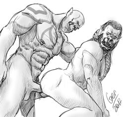 anal anal_sex ass game garrosh_hellscream gay huge_cock large_penis male male/male male_only muscle online_game orc orc_male penetration penis sex testicles thrall video_game world_of_warcraft yaoi