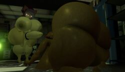 3d big_ass big_breasts bimbo five_nights_at_freddy's futanari hyper_ass hyper_balls hyper_breasts hyper_penis kamila_(mega2109) looking_at_viewer original_character self_upload vrchat vrchat_avatar withered_chica
