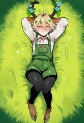 1boy ai_generated deer femboy gardener gay kortai novelai only_male original_character tagme