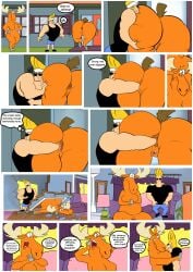 absurd_res accidental_anal accidental_sex anal anal_fisting anal_penetration anal_prolapse anthro anus becky_(johnny_bravo) becky_the_moose_(johnny_bravo) big_breasts big_butt big_female blonde_hair breasts butt cartoon_network coach curtains deer destruction_of_property door duo eyewear female fisting foxxxiny90 gaping gaping_vagina garden genitals hair hi_res hooves human johnny_bravo johnny_bravo_(series) lamp male male/female mammal moose muscular muscular_male new_world_deer penetration prolapse sex short_tail speech_bubble stuck sunglasses tail vulva window
