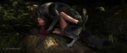 3d animated bestiality_kiss brown_hair canine canine_on_human clothing ellie_(the_last_of_us) ellie_williams eyeshadow female_kissing_feral female_on_feral femsub feral feral_on_female feral_on_human feral_penetrating feral_penetrating_human freckles french_kiss french_kissing human_female human_on_feral human_penetrated interspecies kissing kissing_while_penetrated legs_up light-skinned_female light_skin looking_pleasured loving_it missionary_position outdoors passionate pleasure_face skinny submissive_human tagme the_last_of_us tongue tongue_kiss video video_games virtuality4d wolf zoophilia