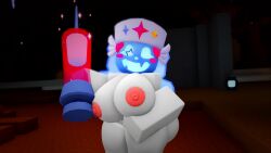 boobs breasts_out busty_female dusekkar_(forsaken) loveshot_(forsaken) needle roblox roblox_game