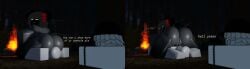3d 3d_(artwork) demon demon_girl demon_horns demon_tail eldie_(lampshaderr34) lampshaderr34 roblox robloxian smothering smothering_ass tagme