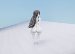 1girl 1girls 3d barefoot baseball_bat baseball_stadium blender ceiling completely_nude completely_nude_female exibitionism female female_only full_body geo29 ghost ghost_girl naked naked_female nude nude_female outside solo solo_female standing the_ring twerking twerking_position yamamura_sadako