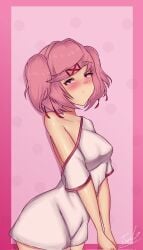 natsuki (doki doki literature club) from doki doki literature club by iang art