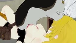 3d animated bestiality breasts canine canine_penis corgi devilscry female hair human interspecies long_hair male mammal nipples no_sound nude paizuri penis rooster_teeth rwby sex source_filmmaker straight video yang_xiao_long zoophilia zwei