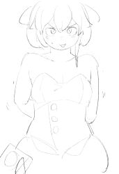 angry b45ui blushing_at_viewer bunnysuit hands_tied_behind_back nekomata_okayu nimo nimo22 thick_thighs thin_to_fat vtuber weight_gain