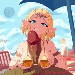 2d_animation 5_fingers animated beach big_breasts big_penis bikini blonde_hair blush bodily_fluids breast_play breasts breath_of_the_wild clothing duo erection faceless_character faceless_humanoid faceless_male female fingernails fingers ganondorf genitals gerudo glans gold_bikini golden_week grin hair huge_cock humanoid humanoid_genitalia humanoid_on_humanoid humanoid_penis humanoid_pointy_ears hunkymunky35 hylian link looking_at_viewer loop male male/female moon_(tloz) nails navi nintendo no_sound not_furry ocarina_of_time outside paizuri penis pointy_ears princess_zelda purah red_glans red_hair sex smile swimwear tagme tan_body tan_fingernails tan_inner_ear tan_nails tan_skin tears the_legend_of_zelda thick_penis titjob two-piece_swimsuit urbosa video