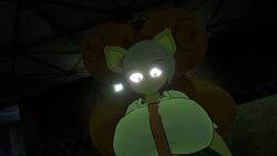3d big_ass big_breasts bimbo five_nights_at_freddy's hyper_ass hyper_breasts kamila_(mega2109) looking_at_viewer original_character self_upload vrchat vrchat_avatar withered_chica