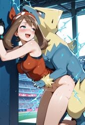 1boy 1boy1girl 1girl 1girl1boy 1girls ai ai-created ai_art ai_assisted ai_generated beastiality clothed_sex duo female_human female_human/male_pokemon game_freak greymaker hetero_sex heterochromia interspecies interspecies_sex male_pokemon male_pokemon/female_human manectric may_(pokemon) mounting nintendo pokemon pokemon_(species) pokemon_character pokemon_protagonist pokemon_trainer pokephilia sex sex_from_behind stable_diffusion teenage_female teenage_girl