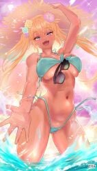 1girls 2d 2d_(artwork) 2d_artwork almost_naked almost_nude arm_above_head arm_up ass_visible_from_the_front ass_visible_through_thighs bare_armpits bare_arms bare_belly bare_chest bare_hands bare_hips bare_legs bare_midriff bare_navel bare_shoulders bare_skin bare_thighs beach beach_background beach_hat belly belly_button big_boobs big_breasts bikini bikini_bottom bikini_only bikini_top blonde blonde-haired_female blonde_female blonde_hair blonde_hair_female blue-eyed_female blue_bikini blue_bikini_bottom blue_bikini_top blue_eyes blue_swimsuit blue_swimwear breasts breasts_apart brown-skinned_female brown_skin brown_skinned_female busty busty_female busty_girl character_request coast collarbone copyright_request curvaceous curvaceous_body curvaceous_female curvaceous_figure curvaceous_hips curvy curvy_body curvy_female curvy_figure curvy_hips day daylight daytime digital digital_art digital_drawing digital_drawing_(artwork) digital_media digital_media_(artwork) drawing elbows eltir exposed exposed_armpits exposed_arms exposed_belly exposed_chest exposed_hips exposed_legs exposed_midriff exposed_navel exposed_shoulders exposed_skin exposed_thighs eyebrows_visible_through_hair female female_focus female_only fingers flower flower_hair_ornament flower_in_hair flower_on_head front-tie_bikini front-tie_bikini_top groin hair_between_eyes hair_ornament half_submerged halterneck hand_above_head hand_up head_tilt high_resolution highres horizon hourglass_figure inframammary_fold large_boobs large_breasts lean_figure long_hair looking_at_viewer looking_down looking_down_at_viewer midriff mostly_nude naked naked_female naked_woman narrow_waist navel nearly_nude nude nude_female nudity ocean open_mouth open_mouth_smile outdoor outdoor_nudity outdoors outside parted_lips partially_submerged partially_submerged_legs practically_nude reaching_out reaching_towards_viewer sand sea seaside shoulders side-tie_bikini skindentation sky slender_body slender_waist slim_female slim_waist smile smiley_face smiling smiling_at_viewer solo standing string_bikini submerged_feet submerged_legs sunset swimsuit swimwear thick_thighs thigh_gap thighs tilted_head tongue underboob upper_body voluptuous voluptuous_body voluptuous_female voluptuous_figure voluptuous_woman water wide_hips