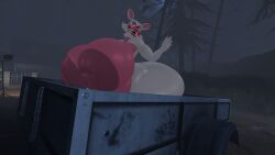 3d big_ass big_breasts bimbo five_nights_at_freddy's hyper_ass hyper_breasts looking_at_viewer mangle_(fnaf) self_upload solo vrchat vrchat_avatar