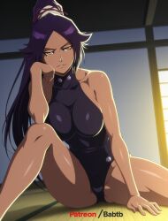 shihouin yoruichi from bleach by babtb