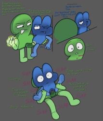 against_wall algebralien battle_for_dream_island battle_for_dream_island_again bfb bfdi bfdia four_(bfb) object_shows pussy tentacle_penis the_power_of_two tpot two_(tpot) using_powers vadahlivokroz vaginal_penetration