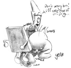 eraser (bfdi) from battle for dream island by yeah (artist)