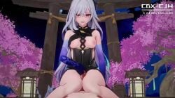 1boy absurdres age animated blush bouncing_breasts breasts breasts_out cbx-cjw cowgirl cum cum_in_pussy cum_inside erection female female genshin_impact hoyoverse legs_apart male mihoyo moaning moaning_in_pleasure nipples oral_sex penis penis_in_pussy pov pubic_hair sex skirk_(genshin_impact) sound spread_legs straight tagme thighs unseen_male_face vagina vaginal_penetration vaginal_penetration vaginal_sex video