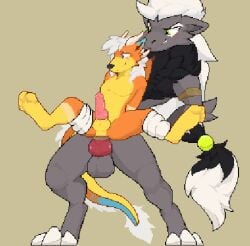 3_toes 4_toes accessory anal anal_knotting anal_sex animal_genitalia animal_penis animated anthro armlet balls belly black_body black_fur blue_eyes blush bodily_fluids bouncing_balls canid canine canine_genitalia canine_penis carrying_another carrying_partner chest_tuft claws closed_eyes cum cum_in_ass cum_inside digital_media_(artwork) digitigrade dragon duo eastern_dragon erection fade_out feet folded_wings fox front_view fur furgonomics generation_5_pokemon genital_fluids genitals green_eyes grey_body hands_behind_back holding_partner inflation inflation knot knotting leg_grab long_playtime looking_pleasured low_res male male/male male_penetrated male_penetrating male_penetrating_male mammal mythological_creature mythological_scalie mythology nintendo nude one_sided_climax open_mouth orange_body orgasm penetration penis pink_penis pixel_(artwork) pixel_animation pokemon pokemon_(species) red_penis reverse_stand_and_carry_position scalie sex simple_background size_difference smaller_penetrated smile spread_legs spreading standing standing_sex tail tail_accessory tail_tuft tailband tapering_tail toe_claws toes tongue tuft wings yellow_belly zionnicoz zoroark