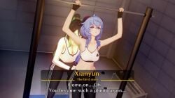 1boy 2girls aether_(genshin_impact) animated anti-ntr balls ballsack big_cock big_penis black_sweatpants blonde_hair blonde_hair_male blonde_male blue_hair blue_hair_female breasts cock dialogue dialogue_box female female_penetrated ganyu_(genshin_impact) genshin_impact hair holding holding_object horn horns hoyoverse huge_cock koikatsu large_balls large_cock large_penis large_testicles male male/female male_penetrating male_penetrating_female medium_breasts mihoyo no_sound penetration penis sex shorter_than_30_seconds standing standing_position standing_sex straight straight_sex suspended suspended_in_midair sweatpants tagme tank_top tank_top_lift tanktop text text_box thrusting thrusting_into_pussy vagina vaginal_penetration vaginal_sex vein veins veins_on_cock veins_on_dick veins_on_penis veiny_penis video white_tank_top working_out workout workout_clothes workout_clothing workout_sex xianyun_(genshin_impact)