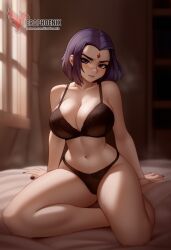 1girls 2d ai_generated ass back big_ass big_breasts dc dc_comics erophoenix female female_focus from_behind full_body jewelry long_hair looking_at_viewer nude pale_skin pale_skinned_female patreon_username pointy_ears purple_eyes purple_hair raven_(dc) short_hair sideboob solo teen_titans thick thick_thighs uncensored