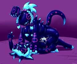2025 2_horns 3_fingers absurd_res accessory after_transformation ahe_gao anthro anthro_on_anthro anthro_penetrated anthro_penetrating anthro_penetrating_anthro big_breasts blue_body blue_claws blue_hair blue_horn blue_nipples blue_scales blue_sclera blue_tongue blue_vulva blush bodily_fluids bouncing_breasts breasts breath claws clitoris corruption cowgirl_position cum cum_from_vagina cum_in_vagina cum_inside cum_on_belly cum_on_body cum_on_penis cum_splatter deer dominant dominant_anthro dominant_female ephraim_(homerdpoe) erection felino female female_on_top female_penetrated finger_claws fingers from_front_position genital_fluids genitals hair hair_accessory hi_res horn looking_pleasured male male/female male_on_bottom male_penetrating male_penetrating_female mammal motion_lines nightmare_(sonic) nipples on_bottom on_top open_mouth overweight overweight_anthro overweight_female penetration penis pink_eyes purple_background ragna_(felino) scales sex simple_background smile spikes spikes_(anatomy) submissive submissive_anthro submissive_male tail tail_motion tailwag thick_thighs toe_claws tongue tongue_out vaginal_fluids vaginal_penetration vaginal_penetration vulva