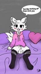 animal_genitalia animal_penis anthro aroused balls blush boy_kisser_(meme) domestic_cat felid feline felis fellatio femboy fluffy fluffy_tail fur genitals hi_res imminent_oral imminent_sex male mammal meme oral paws penile penis presenting presenting_balls presenting_penis protocheckers requesting seductive sex sex_request sheath silly_cat_(mauzymice) simple_background solo submissive submissive_male tail white_body white_fur