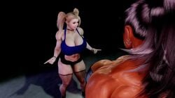 2girls 3d athletic athletic_female big_ass big_breasts bimbo breasts chest curvaceous curvy curvy_figure enormous_ass enormous_breasts female fit fit_female gigantic_ass gigantic_breasts gwendolyn_turner hannah_reese hips hourglass_figure large_ass large_breasts legs light-skinned_female light_skin massive_ass massive_breasts mature mature_female muscular muscular_female music original original_character original_characters sevenarts sevenverse short_female shortstack slim_waist sound tagme thesevenartsx thick thick_hips thick_legs thick_thighs thighs video voluptuous waist wide_hips