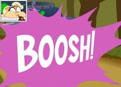 2024 activision anthro bandicoot bursting cheek_bulge coco_bandicoot crash_(series) crash_bandicoot creaking duo explosion female forest groan groaning gulp_(sound_effect) hi_res jungle jungle_background liquid male mammal marsupial ohdeeriemay plant popping sound_effects swallowing tree