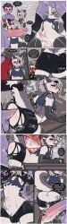 2boys 2d 2d_(artwork) all_the_way_to_the_base anal anal_sex anthro anthro_on_anthro anthro_penetrated anthro_penetrating ass avian avian_humanoid ball_lick balls balls_deep ballsurfing biped bird blowjob blush bodily_fluids bulge butt_grab canid canid_demon canine canine canis choker clothing comic cum cum_in_ass cum_inside cumming cumming_from_giving_oral deepthroat deepthroat_holder deepthroat_no_hands demon dialogue dog_boy doggy_style duo ejaculation ejaculation_while_penetrated english english_dialogue english_text erection eyebrows eyelashes face_fucking fellatio femboy femboy_on_femboy fingers ftm_crossgender full_nelson fur furry gag gagging gay gay_sex genderswap_(ftm) genital_fluids genitals grey_background grey_body grey_fur grey_tail grindr group hair hand_on_butt hands-free handsfree_ejaculation heart_symbol hellhound helluva_boss hi_res humanoid_genitalia humanoid_penis imminent_deepthroat imminent_impregnation imminent_oral internal internal_anal leaking leaking_precum looking_pleasured loona_(helluva_boss) male male/male male_loona male_only male_penetrated male_penetrating male_penetrating_male mammal moxxie_(helluva_boss) multicolored_body multicolored_fur multiple_boys mythological_canine mythological_creature mythology notification open_mouth oral oral_penetration oral_sex oro97 otoko_no_ko owl penetration penile penile_penetration penis penis_awe penis_in_ass penis_in_mouth penis_peek prostate prostate_stimulation red_body red_eyes red_sclera rule_63 rule_63 sex sex_from_behind shorts shorts_pull simple_background snap_my_choker stolas_(helluva_boss) stomach_bulge sword_swallowing_position tail tail_grab text thighhighs thighs throat_bulge throat_fuck throat_penetration thrusting thrusting_into_mouth tongue tongue_on_balls tongue_out tongue_out_blowjob trio white_body white_fur white_hair yaoi