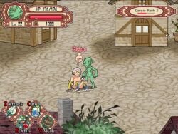 1boy 2boys ^^^ animated ass blue_eyes blush cg clothes_pull colored_skin doggy_style donelia_(goblin_walker) female gameplay_mechanics goblin goblin_male goblin_walker grey_hair male_focus monster monster_rape multiple_boys nude official_art pointy_ears rape sex sex_from_behind short_hair silver_hair size_difference sound straight tagme top-down_bottom-up video white_hair yaoi