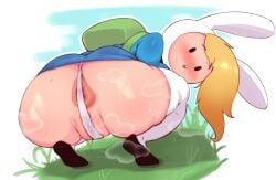 1girls adventure_time anus anus_peek big_ass big_butt bubble_ass bubble_butt female female_focus female_only fionna_the_human_girl large_ass large_butt lurkinpanda