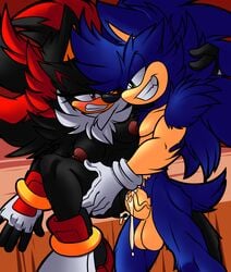 1boy 1girls anthro big_breasts big_penis breasts cum cum_in_pussy cum_inside female genderswap hedgehog male mammal mimy92sonadow penis shadow_the_hedgehog sonic_(series) sonic_the_hedgehog superbunnygt