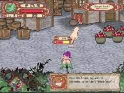 1boy ^^^ anal animated anus ass barefoot bow breasts censored cg colored_skin completely_nude cowgirl_position cum cum_in_pussy female gameplay_mechanics goblin goblin_male goblin_walker hair_ribbon hairbow holding interspecies lilynera_(goblin_walker) long_hair monster monster_rape nipples nude official_art orc penis pointy_ears ponytail purple_hair pussy rape red_bow restrained sex sound spread_legs straddling straight tagme testicles uncensored vaginal_penetration video