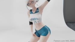 1girls animated blue_eyes mmd music_video rwby tagme video white_hair winter_schnee