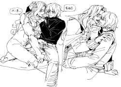 alucard_(castlevania) castlevania castlevania:_aria_of_sorrow castlevania:_dawn_of_sorrow cmnm japanese_text sketch soma_cruz tagme translation_request