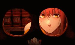 1girls animated chainsaw_man five_nights_at_freddy's khyleri makima_(chainsaw_man) nude solo