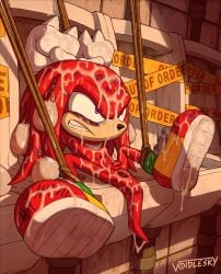 anthro anus balls bodily_fluids body_writing bound condom cum cum_everywhere echidna filled_condom gaping gaping_anus gay genital_fluids genitals hi_res knuckles_the_echidna male male_only mammal messy monotreme penis rope sega sexual_barrier_device sonic_(series) sonic_the_hedgehog_(series) tally_marks urinal voidlesky yaoi