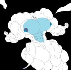 abs biceps breasts female inflamusgrow lugia muscles muscular muscular_arms muscular_female muscular_legs muscular_thighs pokemon pokemon_(species)