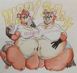 bbw big_breasts breasts chubby cleavage female furry huge_breasts overweight tagme thick_thighs veles wide_hips