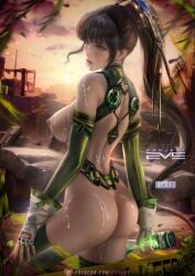ear eve_(stellar_blade) eyes female girl hair lips nose stellar_blade