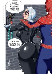 1boy 1boy1girl 1girls big_ass big_breasts big_thighs black_cat_(marvel) breasts bust busty chest curvaceous curvy curvy_figure dialogue digital_media_(artwork) english_text felicia_hardy female hero hips hourglass_figure huge_ass huge_breasts huge_thighs kamenkaiser large_ass large_breasts large_thighs legs light-skinned_female light-skinned_male light_skin marvel marvel_comics mature mature_female mature_male peter_parker slim_waist speech_bubble spider-man spider-man_(series) straight superhero text thick thick_ass thick_hips thick_legs thick_thighs thighs voluptuous waist white_hair wide_hips