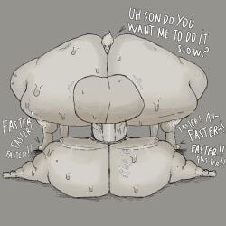 1:1 age_difference all_fours anal anal_sex anothercat anthro asriel_dreemurr ass balls big_balls big_butt big_penis bodily_fluids bovid caprine dialogue duo femboy from_front_position fur genitals goat herm huge_balls huge_butt huge_cock huge_hips huge_thighs incest_(lore) intersex intersex/male lying male mammal mating_press mature_intersex mother_(lore) mother_and_child_(lore) mother_and_son_(lore) nude on_back on_top parent_(lore) parent_and_child_(lore) parent_and_son_(lore) penetration penis rear_view sex size_difference son_(lore) sweat sweaty_balls sweaty_butt sweaty_genitalia thick_thighs toriel undertale undertale_(series) vein veiny_penis white_body white_fur wide_hips