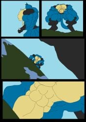 abs biceps inflamusgrow lucario male muscles muscular muscular_arms muscular_legs muscular_male muscular_thighs pecs pokemon