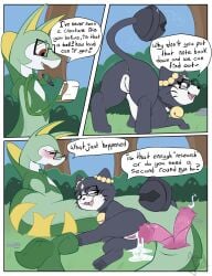 2_penises animal_genitalia animal_penis anus ass bell beta_pokemon_(species) beta_pokemon_games blush bodily_fluids clitoris comic cum cum_in_pussy cum_in_vagina cum_inside cum_on_ground cum_pool diphallia diphallism duo english_text eyewear female feral flowerbud generation_5_pokemon genital_fluids genitals glasses grass hemipenes hi_res leaking_cum male male/female multi_genitalia multi_penis nintendo offering_sex penile_spines penis plant pokemon pokemon_(species) pokemon_gold_beta presenting_vulva pussy reptile rinrin rinrin_(pokemon_gold_beta) rynring scalie seminal_groove serperior sex shaking_ass shaking_butt shrub snake text venus_(flowerbud) vulva whiskers