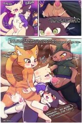 absurd_res anal anal_sex animal_genitalia animal_penis balls black_body black_fur blush bodily_fluids breast_grab breasts brown_body brown_fur cait cat-sith celtic_mythology clothed clothing cum cum_drip cum_inside dark_body dark_fur dialogue double_anal double_penetration dripping english_text european_mythology eye_scar facial_scar felid feline_genitalia feline_penis fellatio foursome fur genital_fluids genitals group group_sex hand_on_breast hi_res isla_(octopath_traveler:_cotc) kilns_(octopath_traveler:_cotc) male male/male male_penetrated male_penetrating male_penetrating_male mammal minzemilk mythology nude octopath_traveler octopath_traveler:_conquerers_of_the_continent oral oral_penetration orange_body orange_fur partially_clothed pawpads paws penetration penile penis poncho rique_(octopath_traveler:_cotc) scar sex sound_effects spitroast square_enix tail tapering_penis text white_body white_fur
