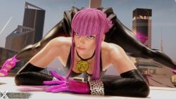 3d athletic athletic_female busty capcom dawdle3d female female_focus female_only french french_female hourglass_figure jack-o_pose manon_legrand pink_hair pose posing street_fighter street_fighter_6 tagme wide_hips