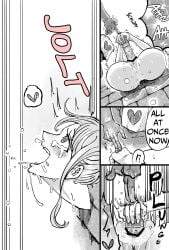 1boy ass bad_end black_and_white breasts comic dildo disembodied disembodied_limb dismemberment edging english english_dialogue english_text female femsub fingerbox living_sex_toy male/female maledom maledom/femsub nami_(one_piece) objectification one_piece pussy rape removable_limbs sex slave teasing translated yubi_(fingerbox)